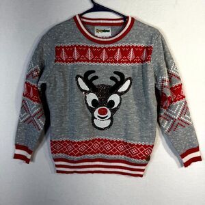 Tipsy‎ Elves Youth M Rudolph the Red Nosed Reindeer Ugly Christmas Sweater